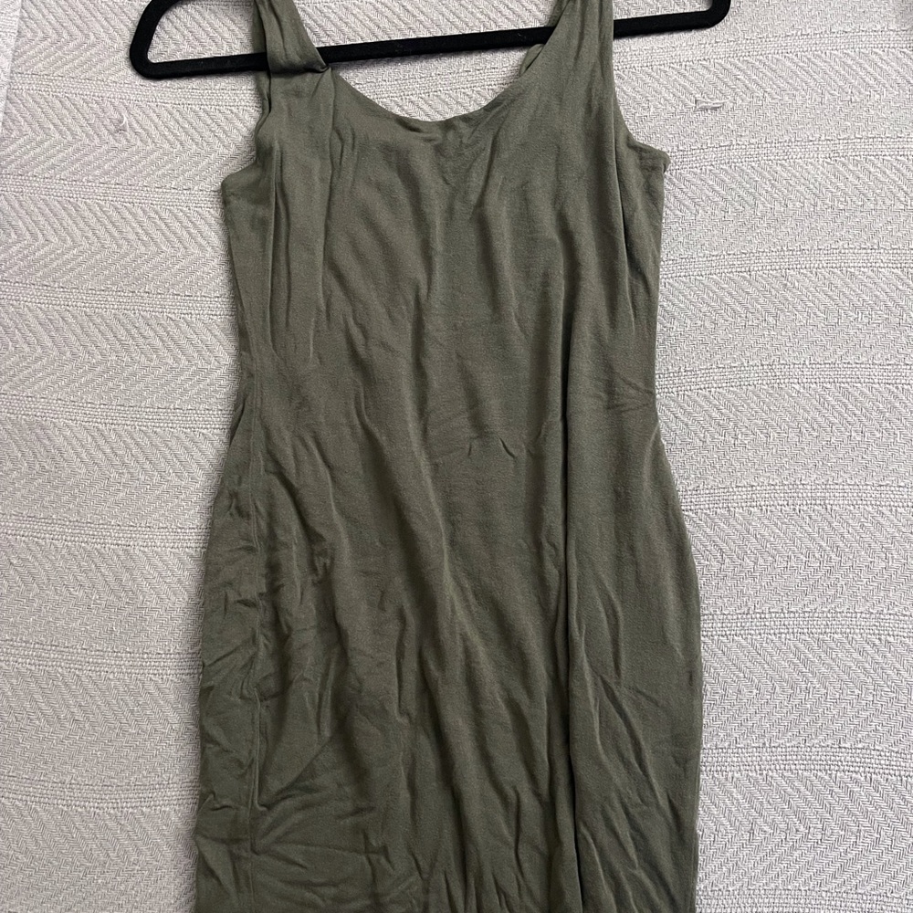 Olive Green Mini Dresse
